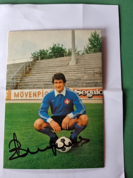 Autogramm Karte Erich Burgener Kaufen auf Ricardo