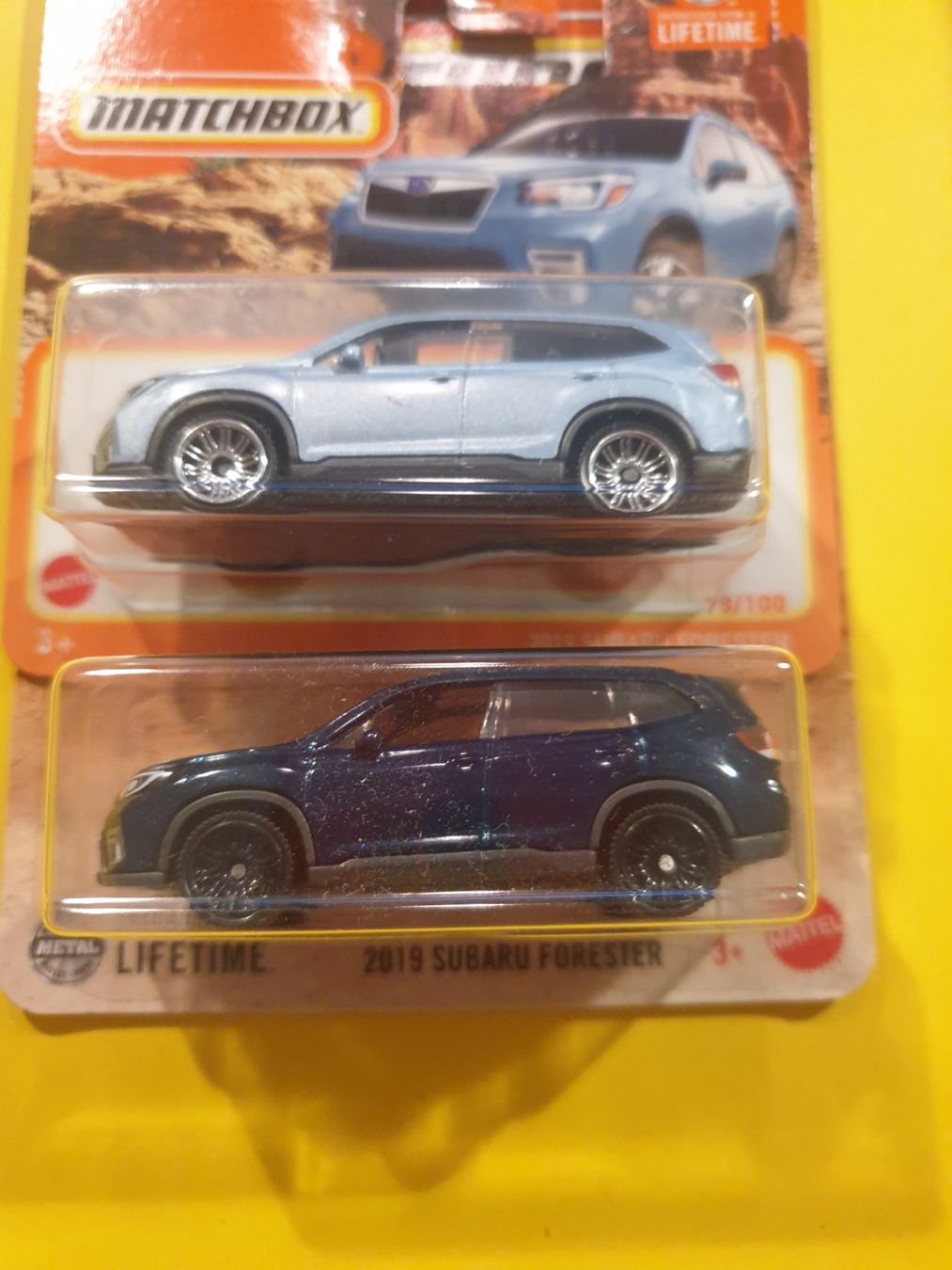 Matchbox Modellini d'auto: 2 x Matchbox 2019 SUBARU FORESTER – Nuovo e nell'imballaggio originale da Oftringen venduto da Rotor 1