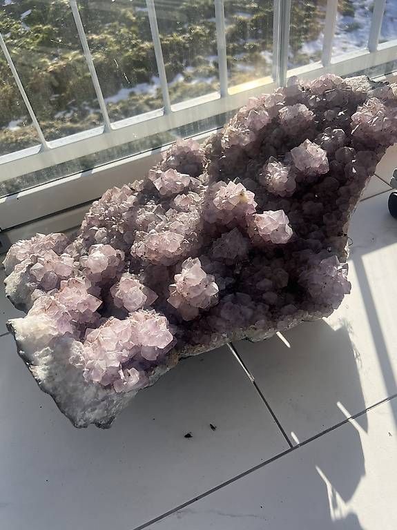Mineralien & Heilsteine: Grosse Amethyst Druse Naturstein Deko  – Gebraucht aus Zürich von Wolkenlos27 1