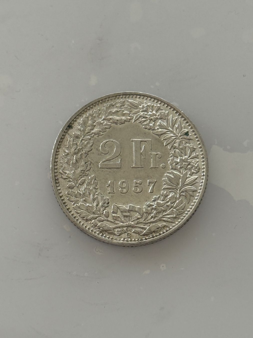 Alle Münzen: 2 Franken 1957  vorzüglich – Neu (gemäss Beschreibung) aus Wallisellen von SWISS_SILVER1 1