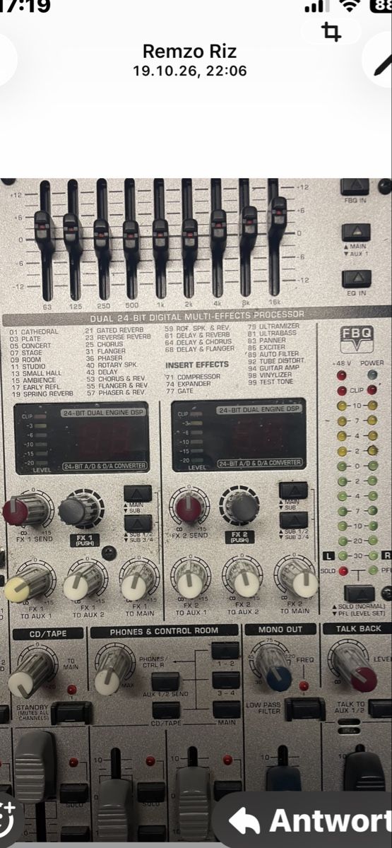 Behringer Console di mixaggio: Mischpult – Usato da Härkingen venduto da Shirolino 1