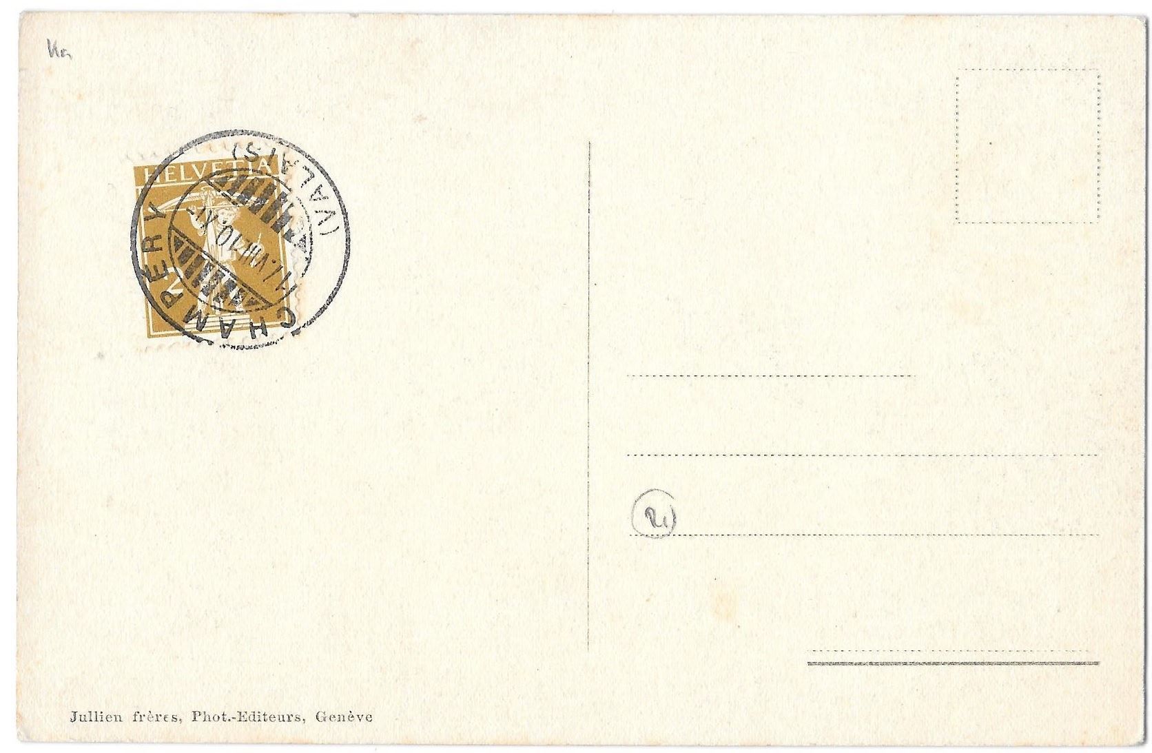 Cartoline postali: Costume de Champéry (Valais) – Usato da Olten venduto da clotaldi 1