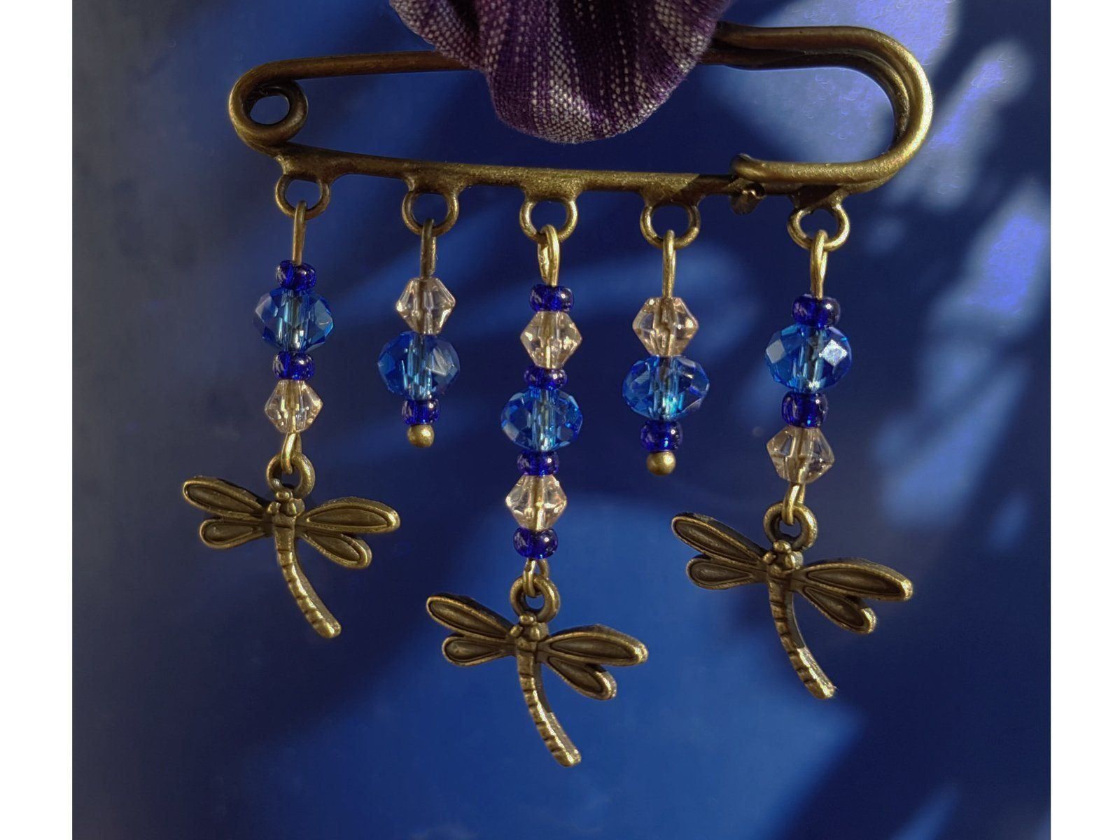 Broches & Aiguilles: Libellenbrosche blau – Neuf avec emballage d'origine à Meilen par GypsyCat 1