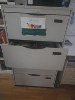 Hängeregistraturschrank Metall grau 4 Schubladen