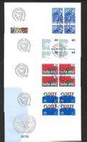 4 FDC 872 - 875 Serie Viererblöcke ET Bern 7.3.1995