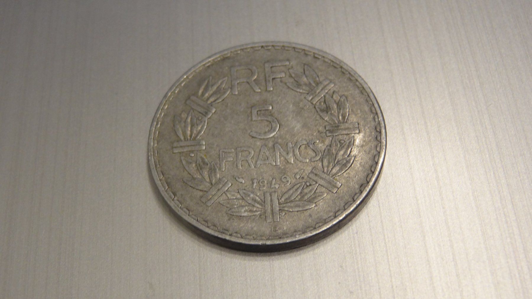 Tutti le monete: 1949 Frankreich 5 RF – Usato da Olten venduto da pechsisa1 1