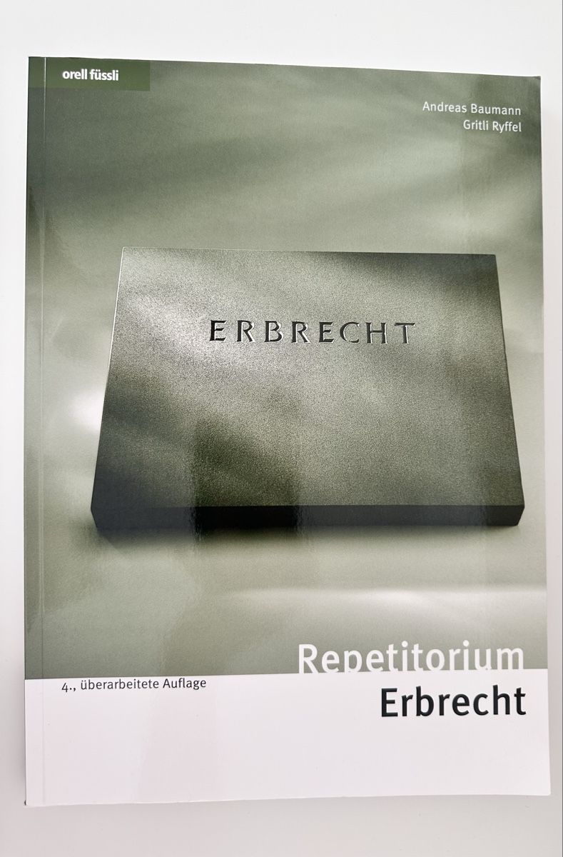 Bücher: Repetitorium Erbrecht 4. Auflage – Gebraucht aus Effretikon von zy1043