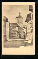 Mellingen, Stadtbild mit Zeitturm
