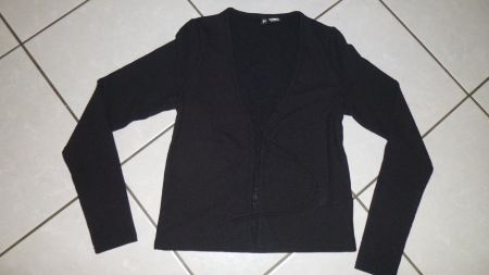 Damen-Jäckchen schwarz, H&M / S