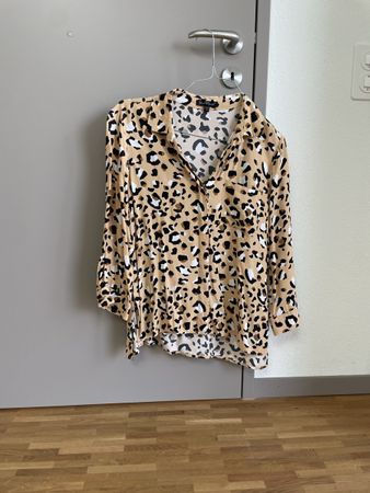 Damenbluse Leopardmuster Gr.M New York