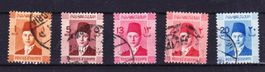 Série 5 timbres  Égypte - 1937 - Obl.