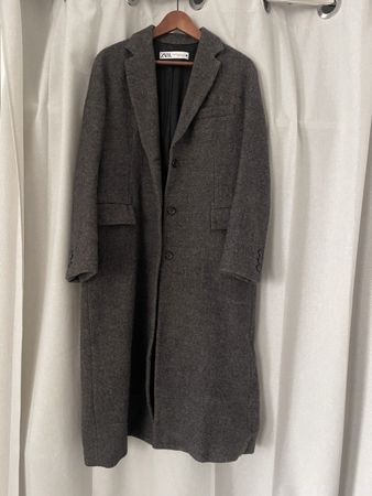 Wintermantel von Zara, Grösse XS, Grau, Versad 9.- CHF