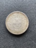 Monnaie Suisse de 5.- Fr 1923 argent