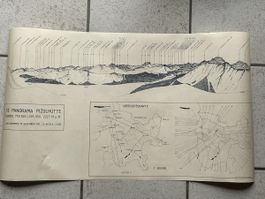 Panoramakarte von der Pizolhütte Richtung SW