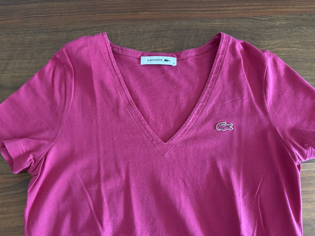 Lacoste T-shirt: T-Shirt Lacoste Gr. 34 Baumwolle – Usato da Winterthur venduto da san_wd8j 1