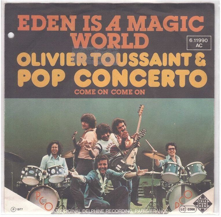 Dischi in vinile: Olivier Toussaint  --  Eden is a Magic World  Single7 – Usato da Rheinau venduto da thespecials