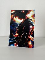 Metallposter 20x30: Son Goku Dragon Ball Z Aluminium