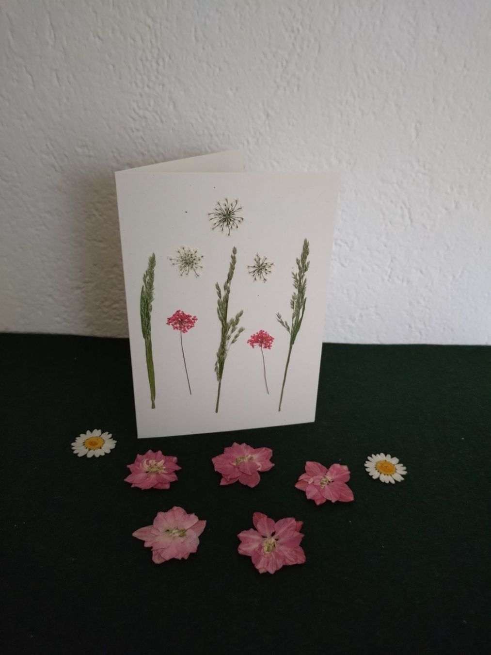 Cartoline: Grusskarte mit echten Blüten – Nuovo e nell'imballaggio originale da Kilchberg ZH venduto da chr_g5kn 1