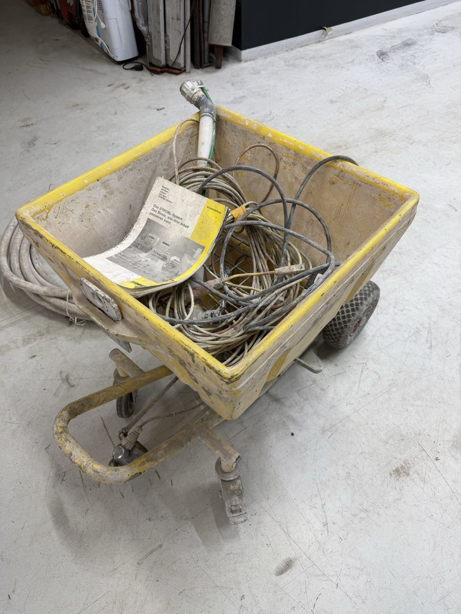 Tutti gli attrezzi: Strobel Strobot 326S Verputzmaschine Putz Mörtelmaschine – Difettoso da Künten venduto da tot_bw26