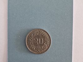 pièce monnaie Suisse 20 ct 1943 / 20rp 1943