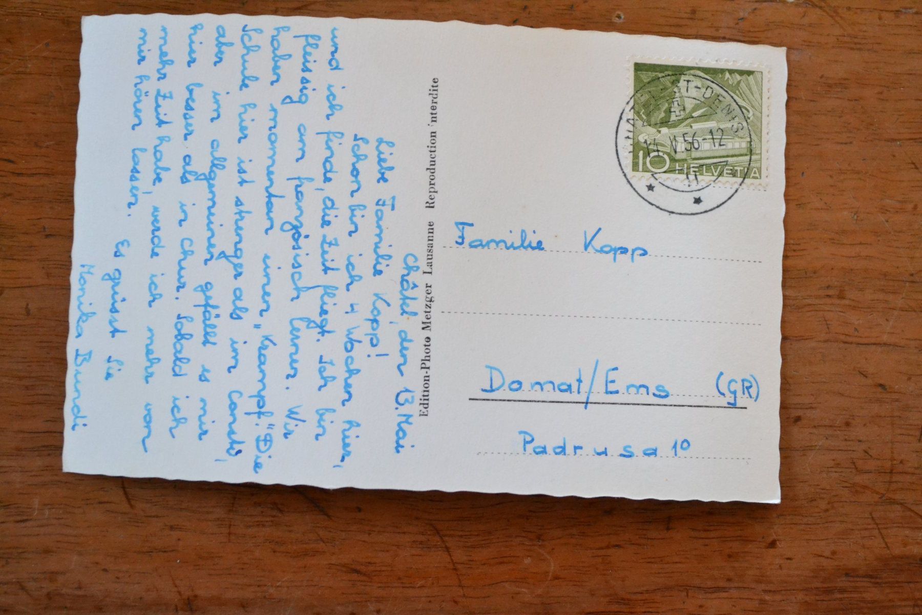 Cartoline postali: AK Chatel St. Denis – Usato da Beinwil am See venduto da kajak55 1