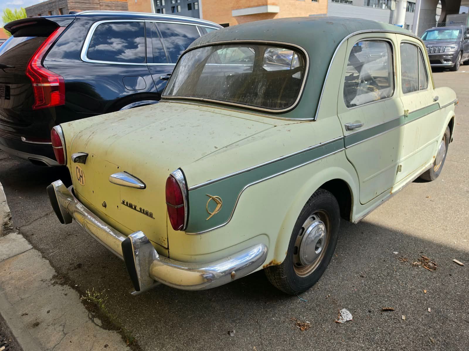Fiat Automobili: Fiat 1100 Oldtimer 1959 Restaurationsobjekt – Usato da Allschwil venduto da MAS-Auto-Allschwil 4