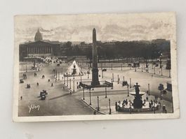 Alte Ansichtskarte Paris Place de la Concorde, 1935 Top!