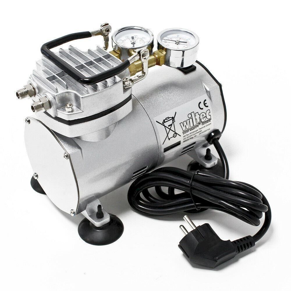 Compresseurs: WilTec Airbrush Kompressor AS20W – Neuf avec emballage d'origine à Bottighofen par zaap 1