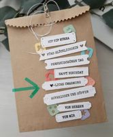 Stanzschablone Nr.246, 3er Etiketten, Tags (Sizzix geeignet)