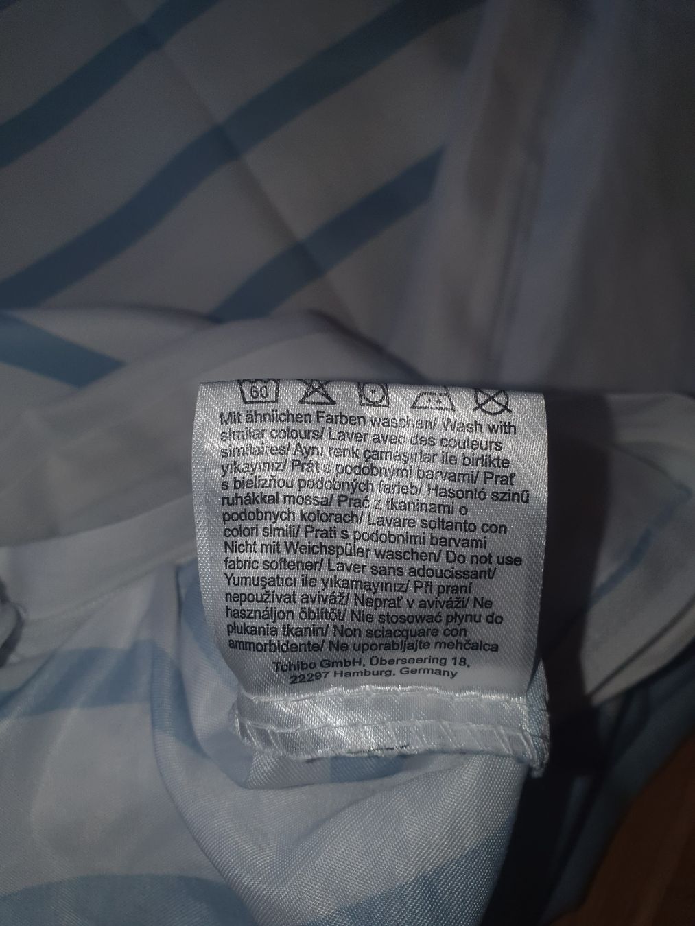 Biancheria da letto: 2x Bettanzug, Hellblau-Weiss Gestreift, Maritime Style – Usato da Moosseedorf venduto da Sonnenschein.. 6