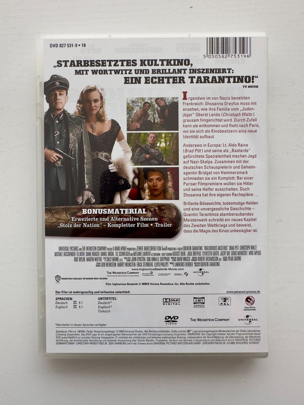 Alle DVDs: Inglourious Basterds – Neu (gemäss Beschreibung) aus Nottwil von grabi77 1