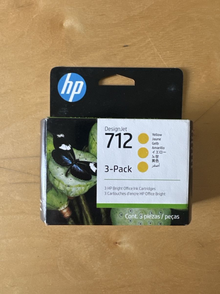 Altro in Scrittura & Disegno: HP DesignJet 712 Ink Cartridges 3-Pack x 3  – Nuovo (secondo la descrizione) da Kriens venduto da SupiDupiDeal 2