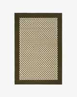 Nordic Knots Teppich - Modell Orleans - Grün/Beige