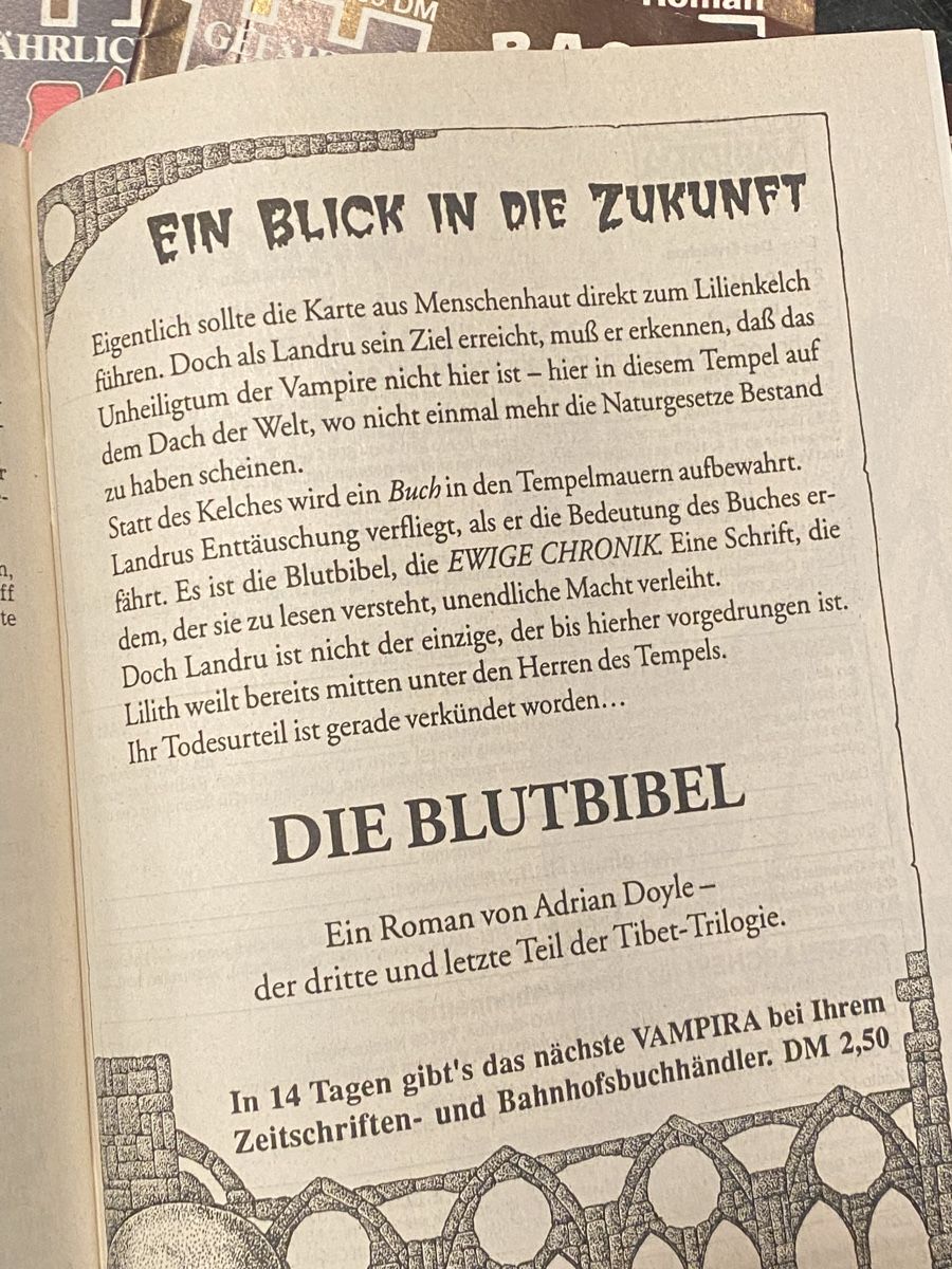 Libri: Vampira Gruselroman - 7 Bände – Nuovo (secondo la descrizione) da Zuerich venduto da SonderArt-Wertgut 3