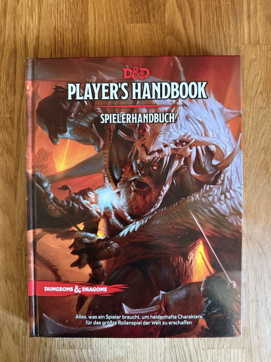 Libri: DnD Player Handbook deutsch  – Nuovo (secondo la descrizione) da Wil SG venduto da Chi_Bo