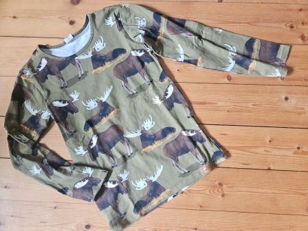 Walkiddy Elch Shirt 134/140 top Zustand wie Finkid, Molo