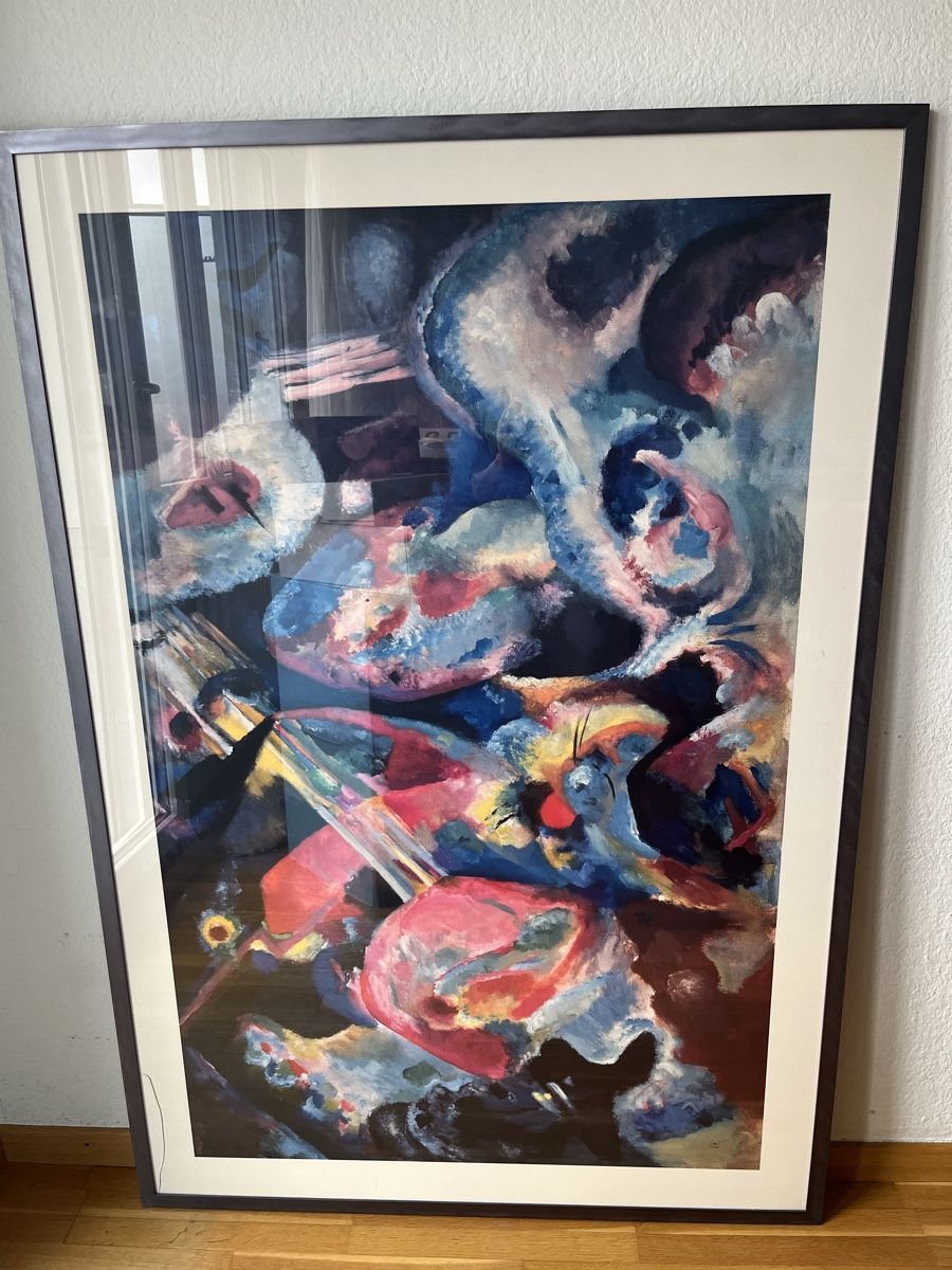 Foto & Immagini: Bild Vasily Kandinsky - gross - Alurahmen - dunkel – Usato da Bern venduto da Leppi2