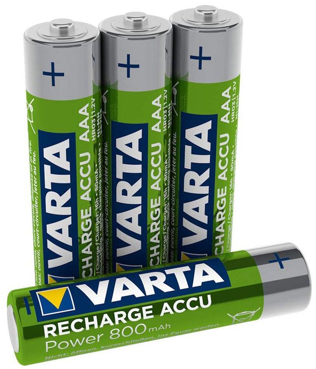 Pile rechargeable AAA - HR3 - 1,2V - Blister de 4 - 56703 - Varta