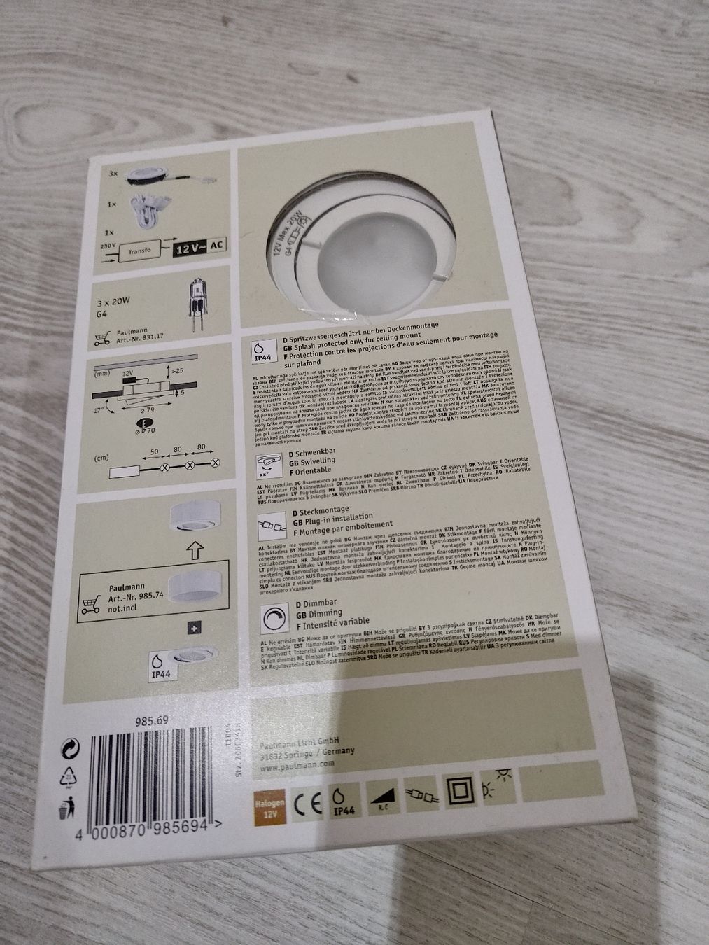 Paulmann Lampade: Decken Einbauspots von Paulmann – Nuovo e nell'imballaggio originale da Häuslenen venduto da Inlepaya2000 1