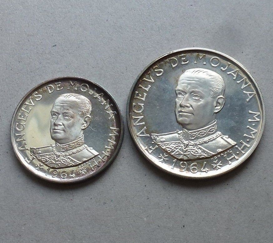 Tutti le monete: Malta ++ 1 Scudo und 2 Scudi 1964 Silber – Usato da Walkringen venduto da Casablanca777