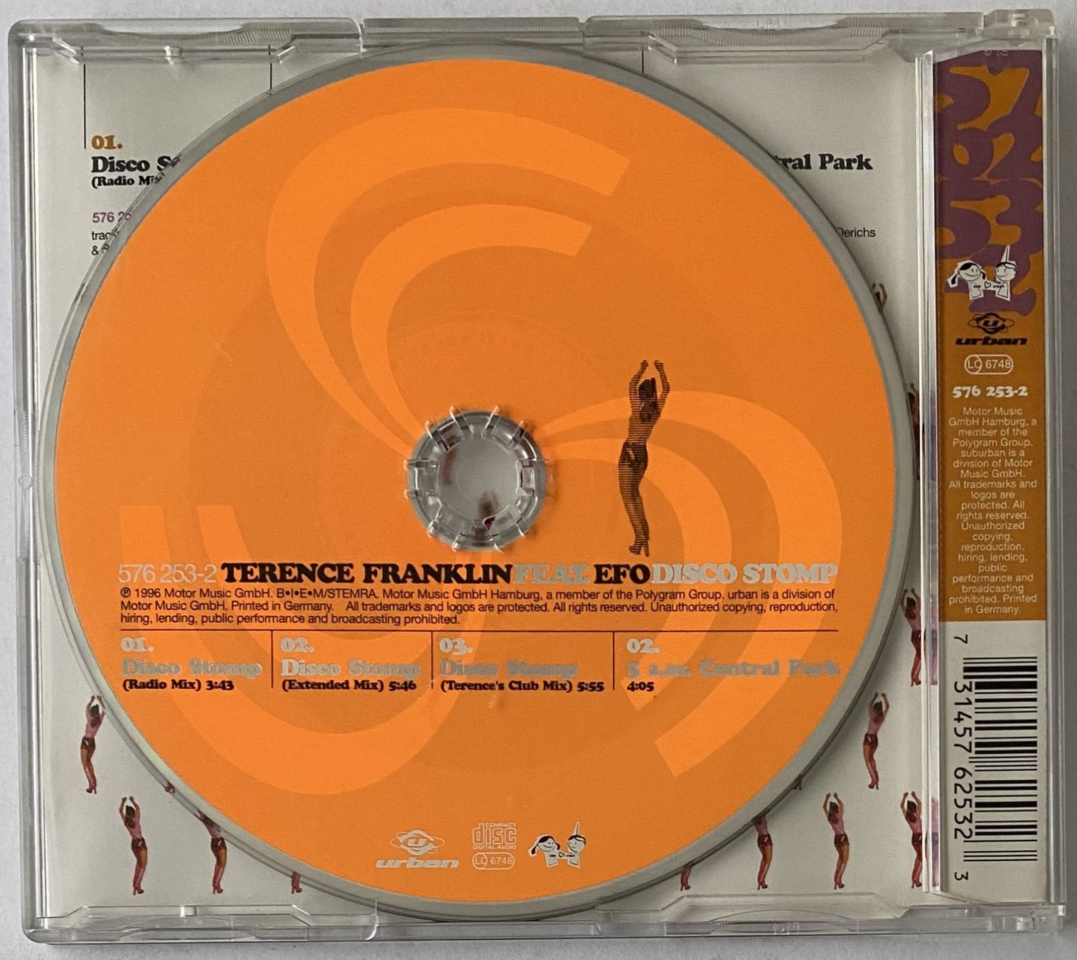 CD: Terence Franklin featuring EFO, Disco Stomp – Usato da Flums venduto da Asquillo 1