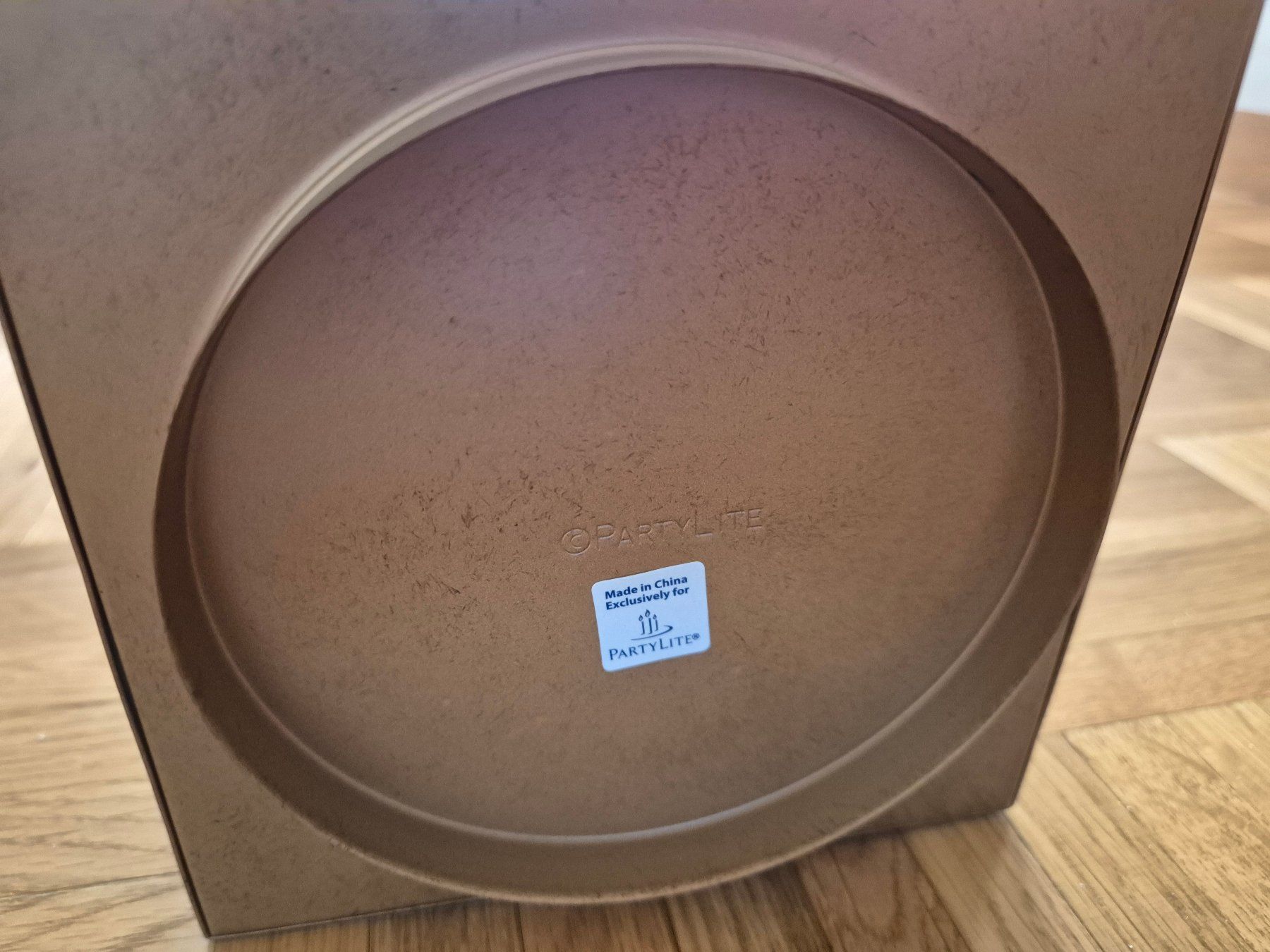 Partylite Portacandele: PartyLite porte-pot à bougie Carré doré – Nuovo e nell'imballaggio originale da Onex venduto da Fifane 3