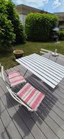 Set de table + chaises pour jardin