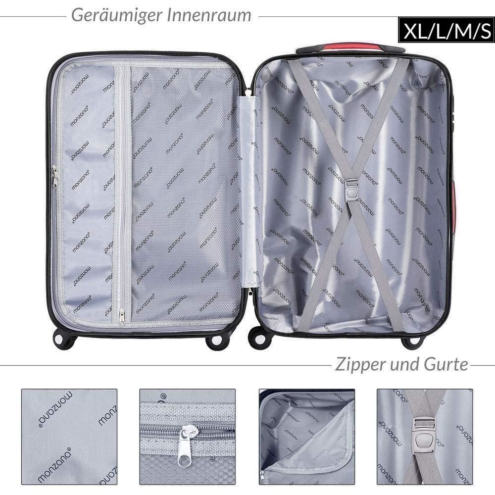 Valigie: Monzana 4er Koffer Set Baseline blau – Nuovo e nell'imballaggio originale da Bottighofen venduto da zaap 6