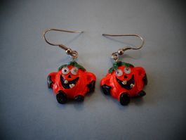 Helloween Ohrstecker mit beweglichen Augen