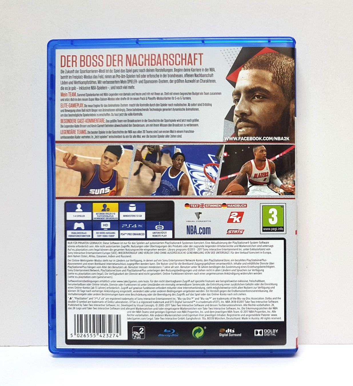 Sony Giochi: 😎NBA 2K18   PS4  Neu – Nuovo (secondo la descrizione) da Schüpfheim venduto da Games_Spielkonsolen 1