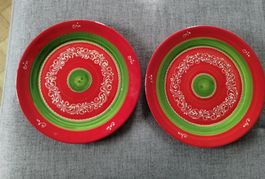 2 assiettes en céramique "Arroyo Sevilla"