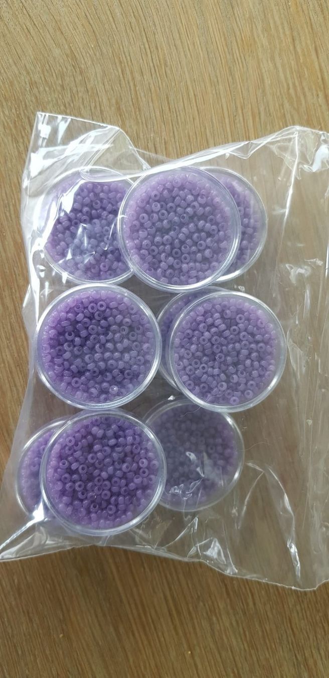 Perle (finte): Rocailles lila 1 Dosen Bastelperlen neu – Nuovo e nell'imballaggio originale da Walterswil SO venduto da Jerry_maus