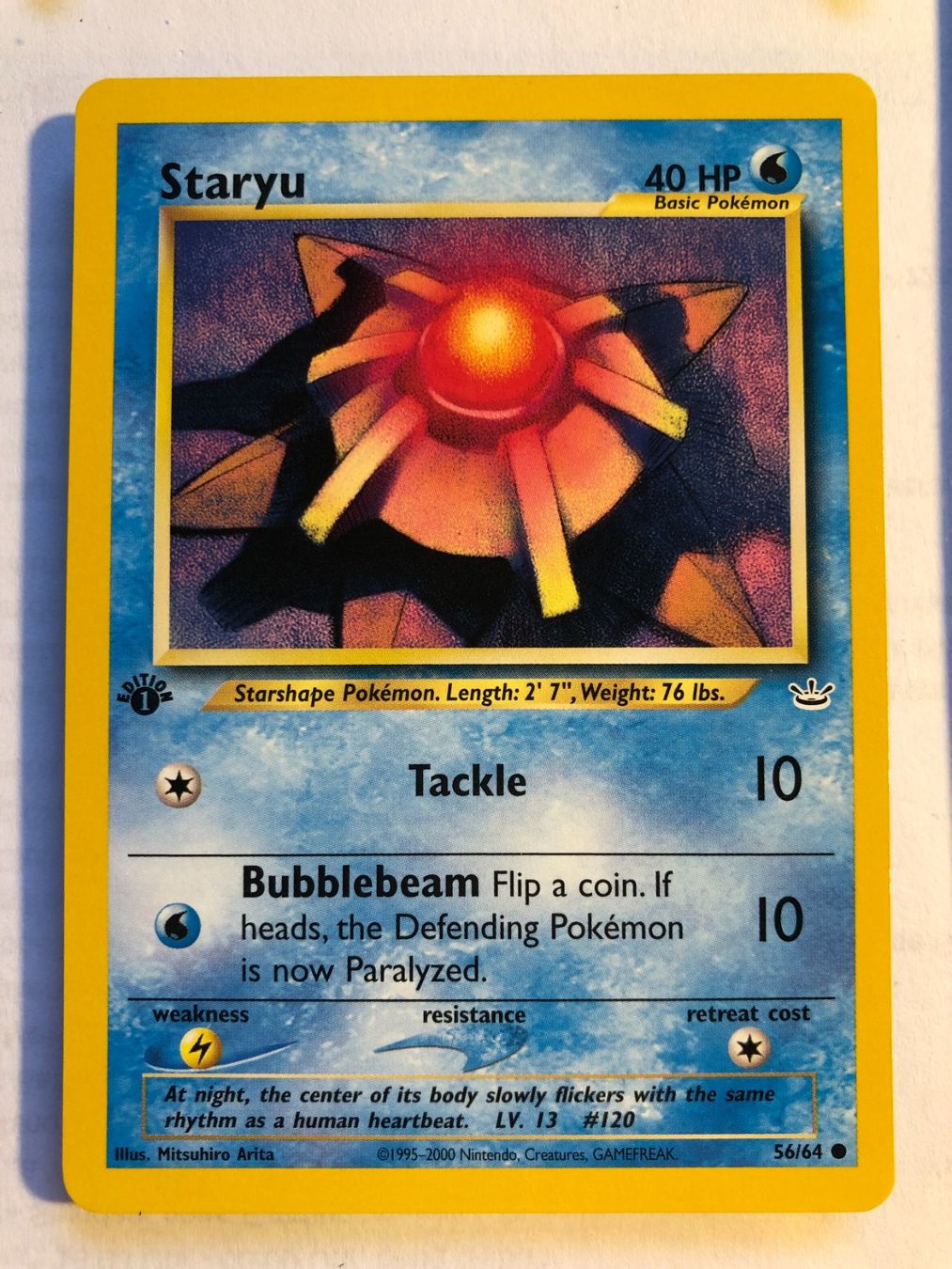 Sammelbilder & Trading cards: Staryu 1st Neo Revelation - MINT - ab 1.- – Gebraucht aus Giubiasco von dan_pr8b
