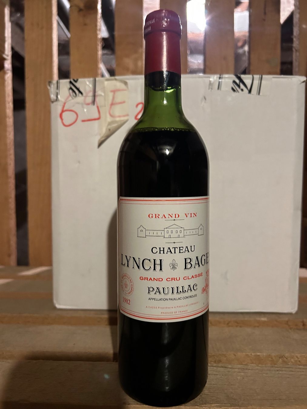 Lynch Bages Wein: SUPERBE Château Lynch-Bages 1982 Pauillac – Neu (gemäss Beschreibung) aus Roche VD von avediscipule